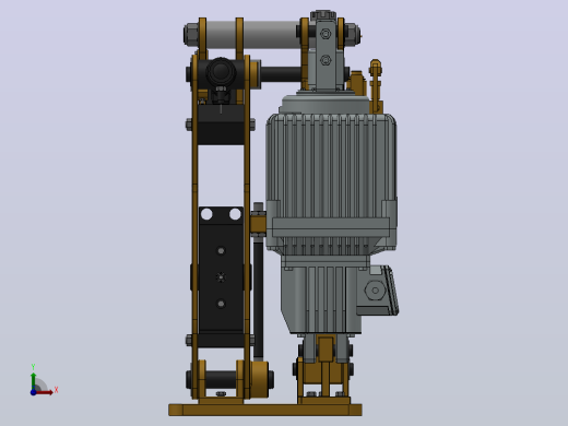 YP31系列电力液压盘式制动器YP31-1250-500×30-ⅡB-CL.RL.WL.HL前视缩略图