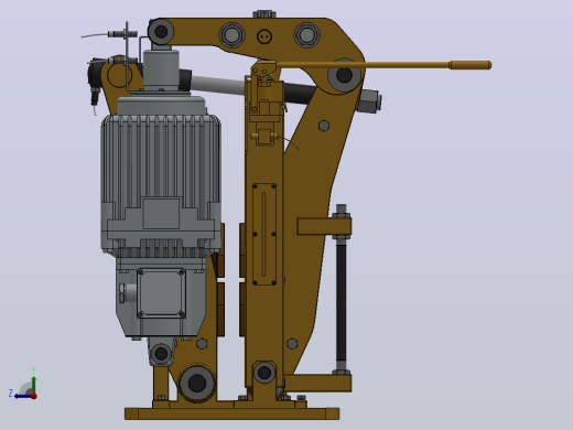 YP31系列电力液压盘式制动器YP31-1250-500×30-ⅡB-CL.RL.WL.HL右视缩略图