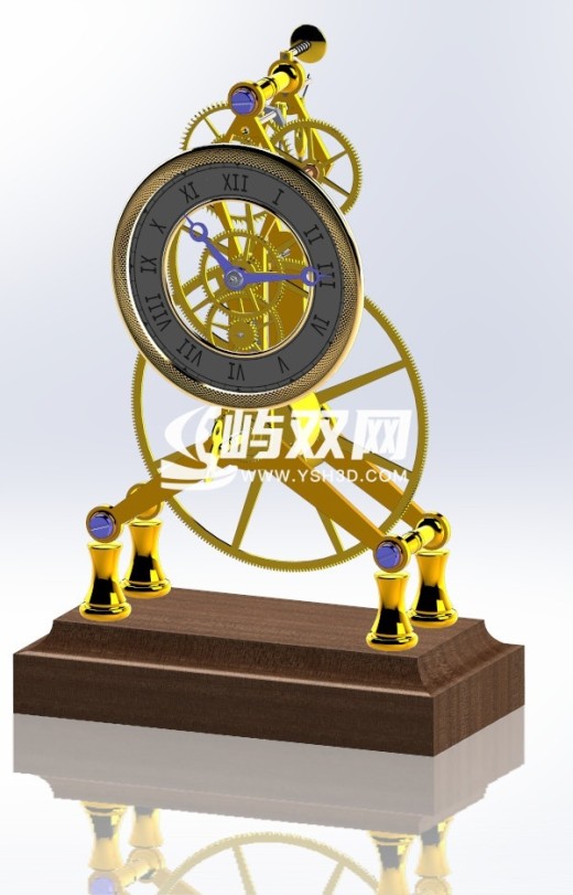 机械钟表设计模型缩略图