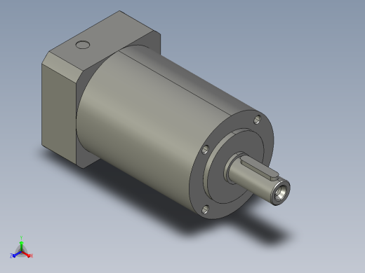 间隙减速器gearbox_gbx060040k_gbk_060_055_0_f正等轴测缩略图