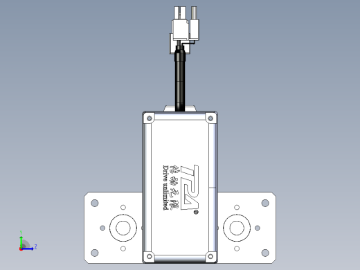轻载电动缸TPA-ESR25-1002C-L300-MR-QDX-W-P10-C3左视缩略图