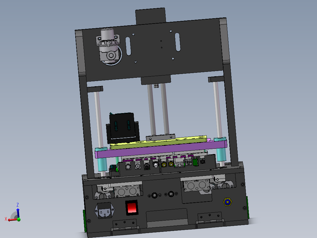 探针模组气动测试治具工装夹具sw15可编辑