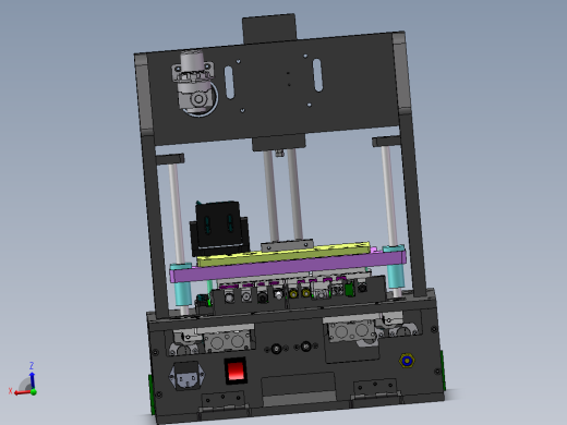 探针模组气动测试治具工装夹具sw15可编辑
