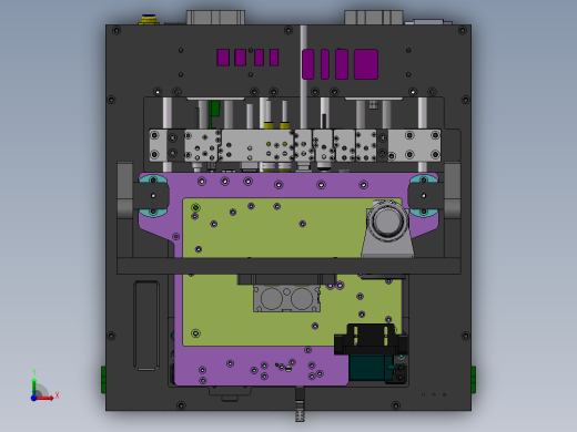 探针模组气动测试治具工装夹具sw15可编辑前视缩略图