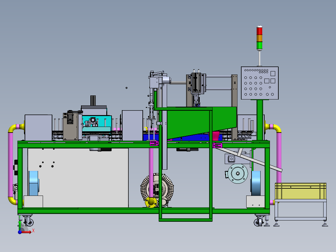 自动焊管机sw17可编辑前视图