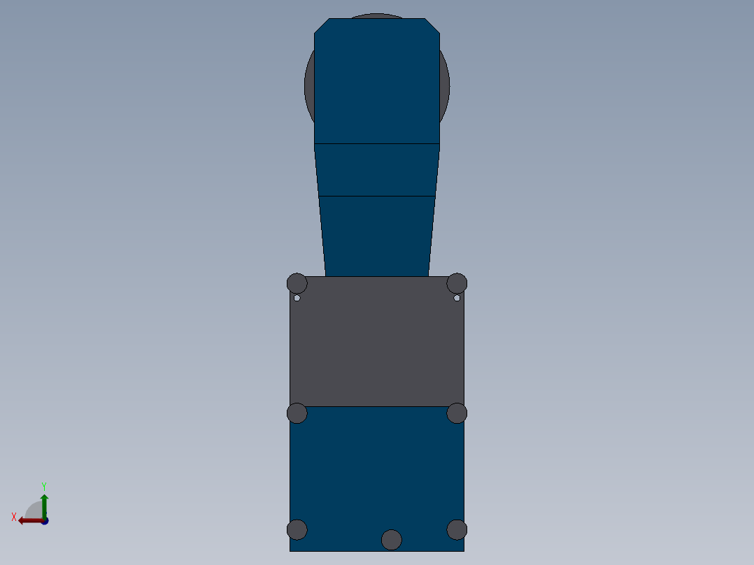 L型变位机后视图