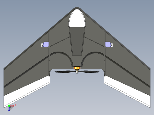 遥控飞行翼俯视缩略图