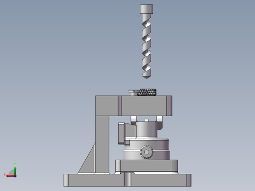 泵体零件的夹具设计【CAD及三维图纸+仿真】后视缩略图