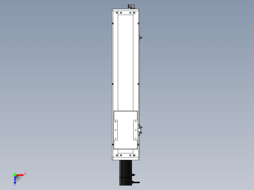 Toyo东佑达直线模组-ECH14-450-BC-200W+煞車俯视缩略图