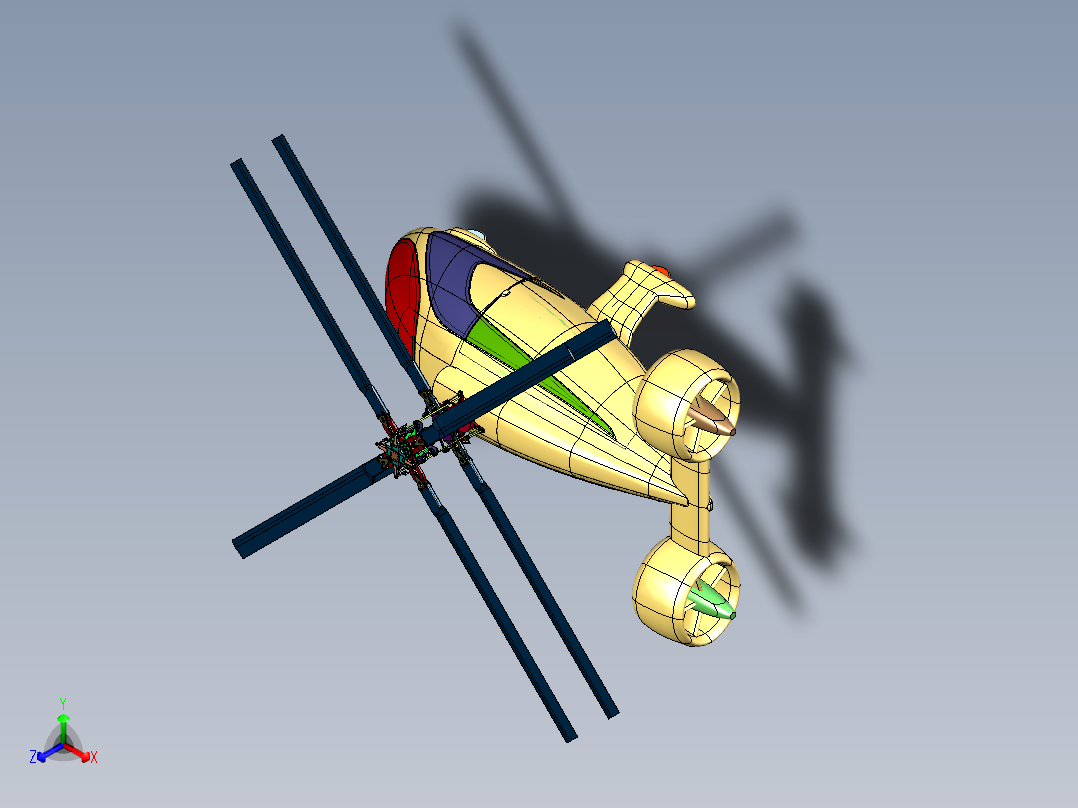 共轴高速AVX直升机