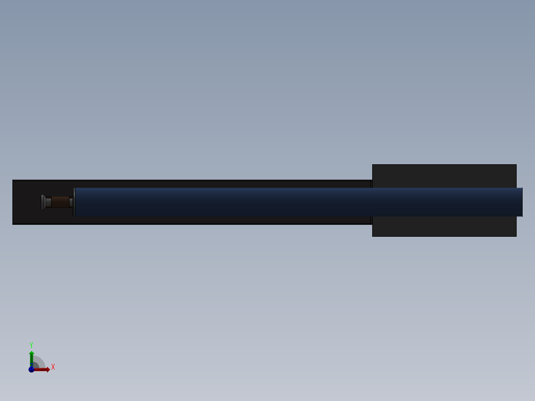 管路切割设计三维模型前视图