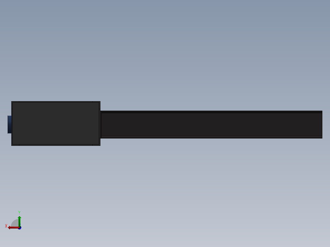 管路切割设计三维模型后视图