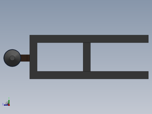 管路切割设计三维模型右视缩略图