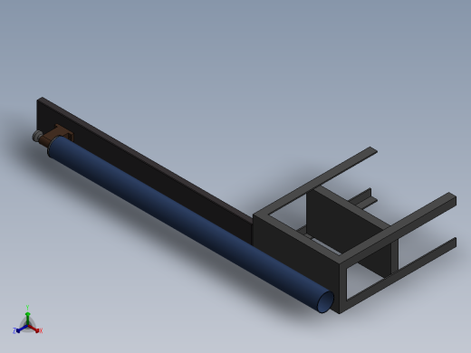 管路切割设计三维模型正等轴测缩略图