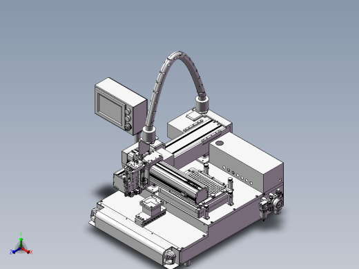 非标自动化贴胶机、贴软胶垫机3D模型