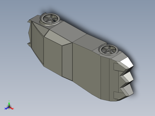 蝙蝠车正等轴测缩略图