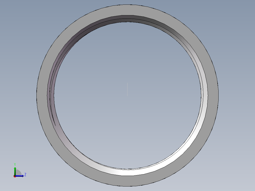 管箍-等径有边 DN32左视图