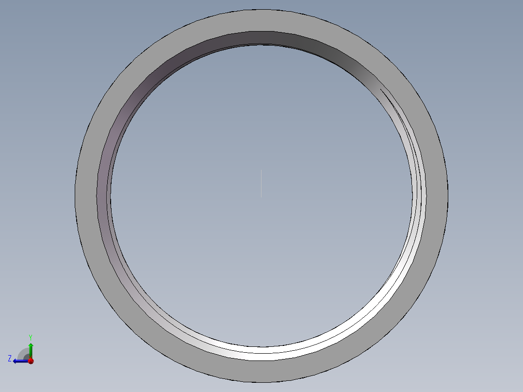 管箍-等径有边 DN32右视图