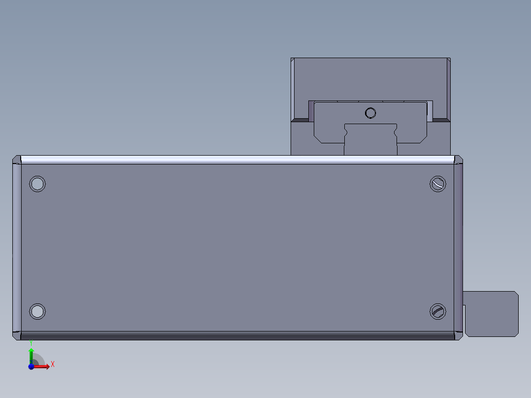 电动滑台模组SEH50L-BR前视图