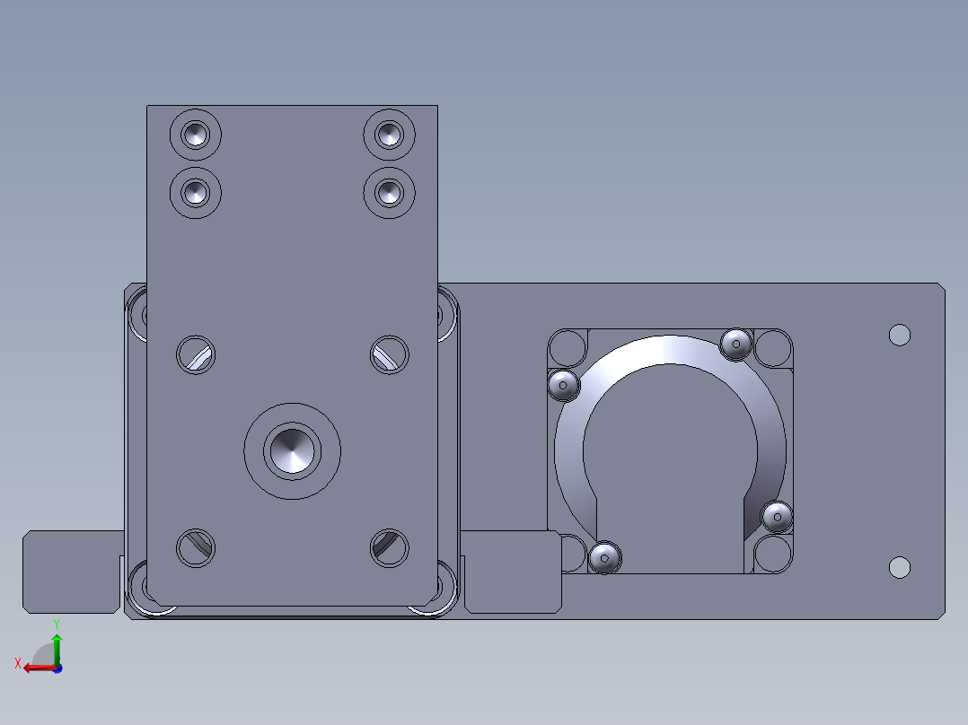 电动滑台模组SEH50L-BR后视图