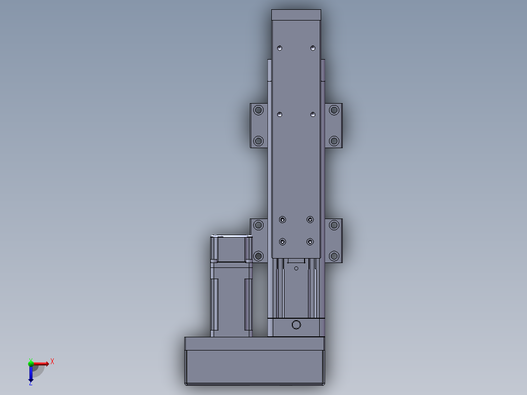 电动滑台模组SEH50L-BR俯视图