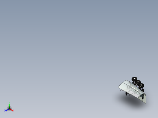 飞机主起落架舱门 CATIA V5 R21设计3D模型正等轴测缩略图