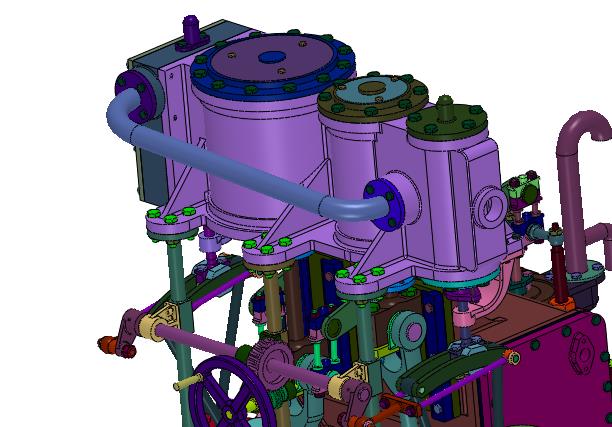 复合循环结构形式蒸汽机
