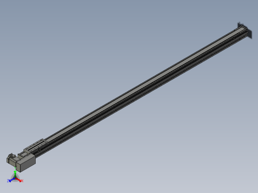 欧规系列-LB8-L75-S2500-BL-ZP75-C3正等轴测缩略图