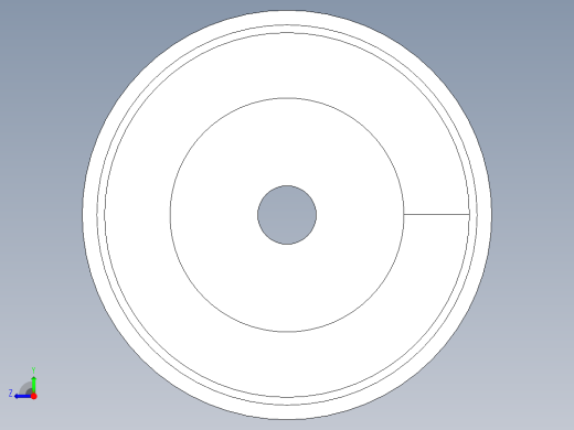 24齿皮带轮--stp三维 3d模型设计图右视缩略图