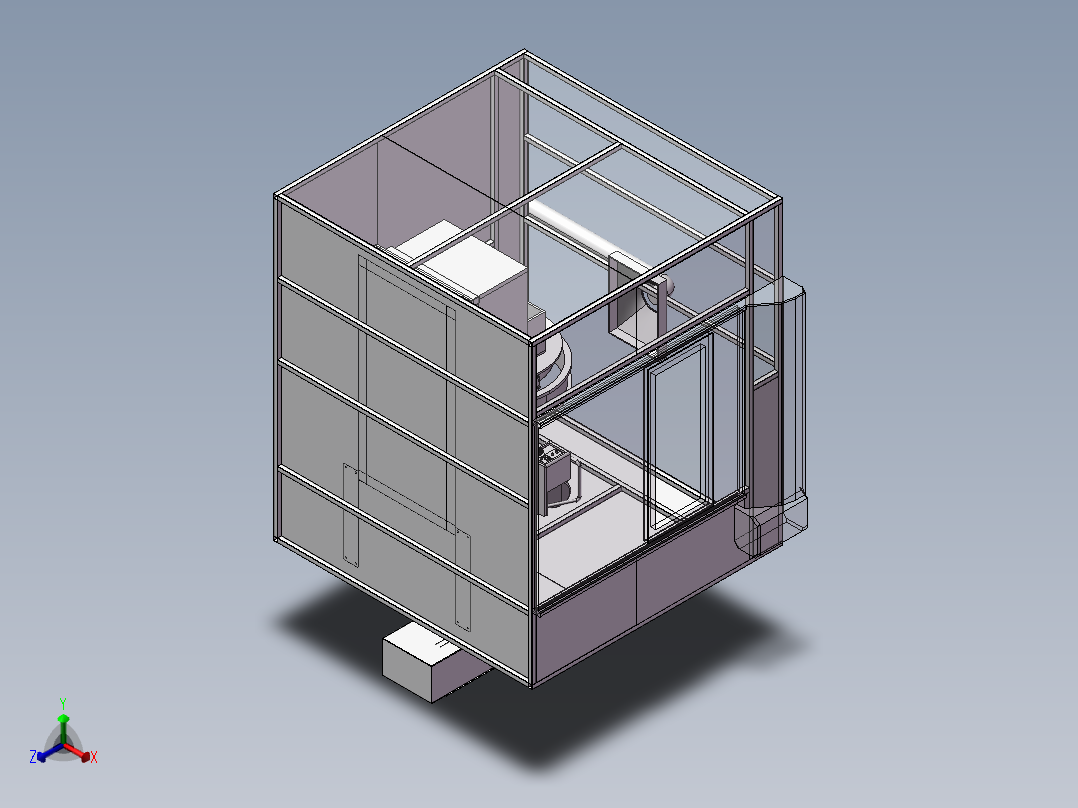 B05-变位机自动焊接工作站正等轴测图
