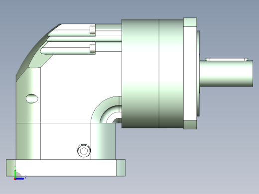 直齿ZPLF160-L1 35-114.3-200-M12.stp左视缩略图