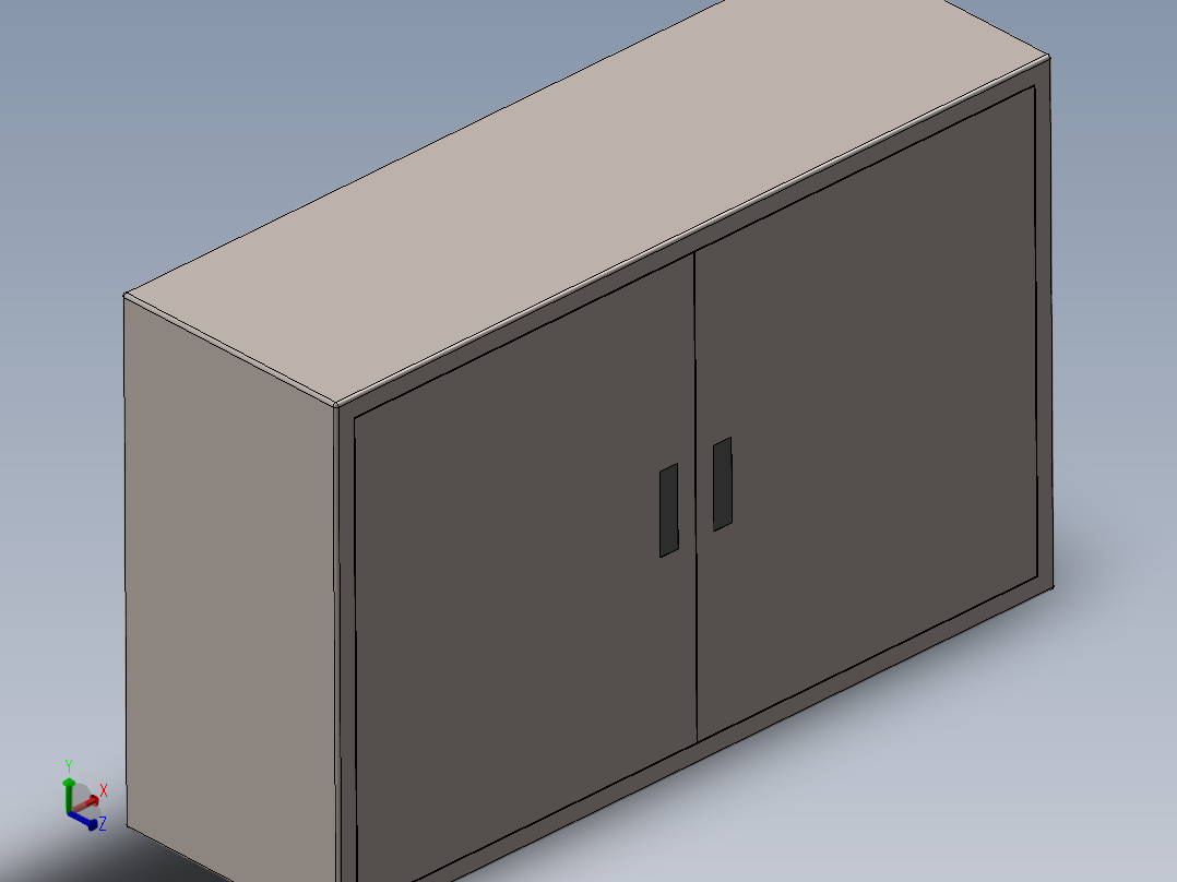 电器柜 电控柜 (118) 机械设计素材主视图