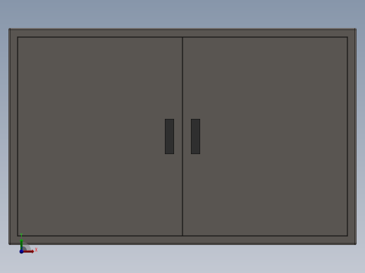电器柜 电控柜 (118) 机械设计素材前视缩略图