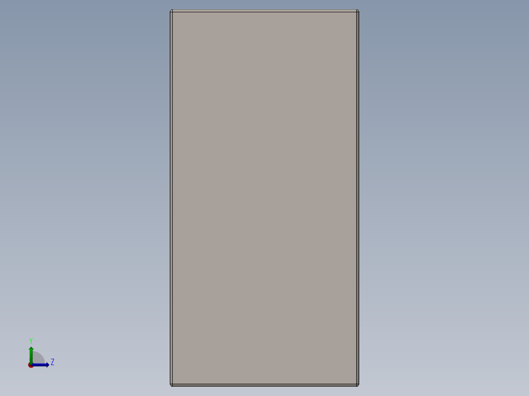 电器柜 电控柜 (118) 机械设计素材左视图