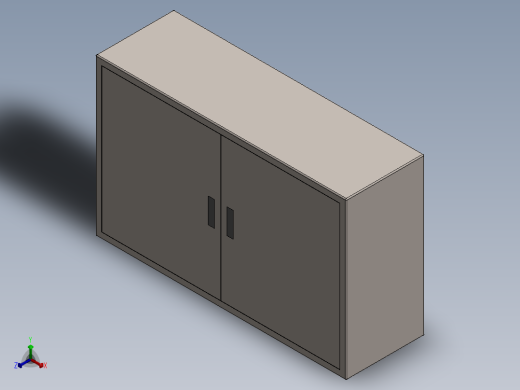 电器柜 电控柜 (118) 机械设计素材正等轴测缩略图