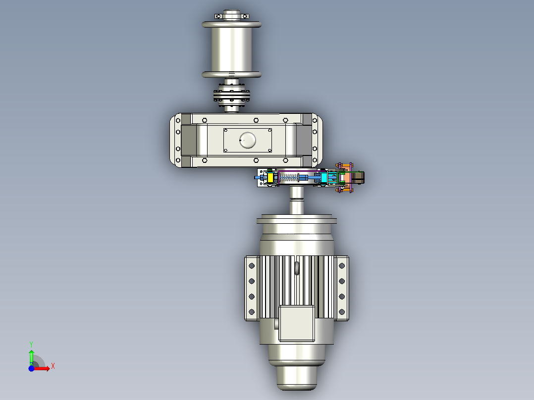 货运绞车--igs前视图