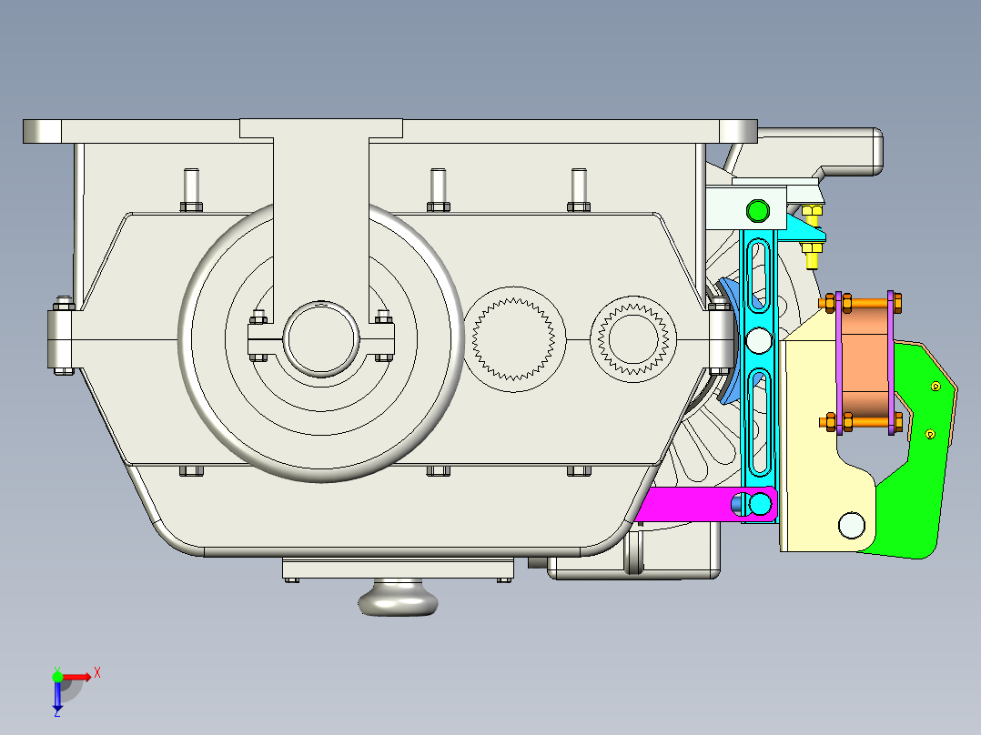 货运绞车--igs俯视图