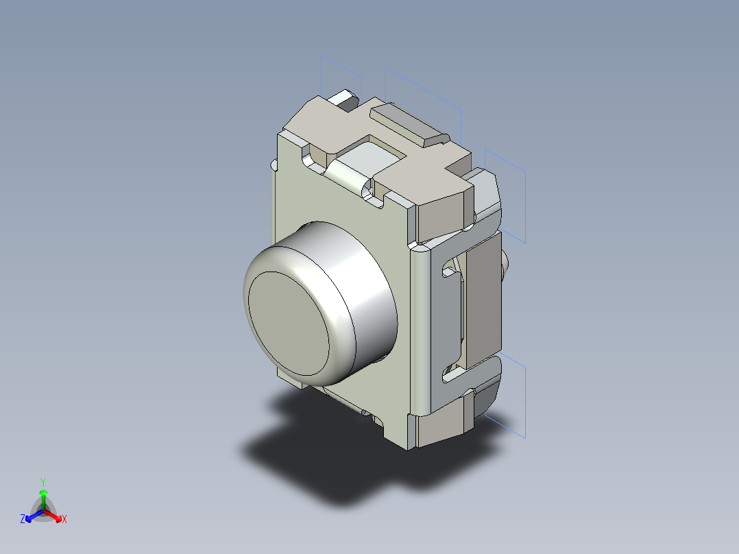 开关继电器保护 SM-PTS820J25KP主视图