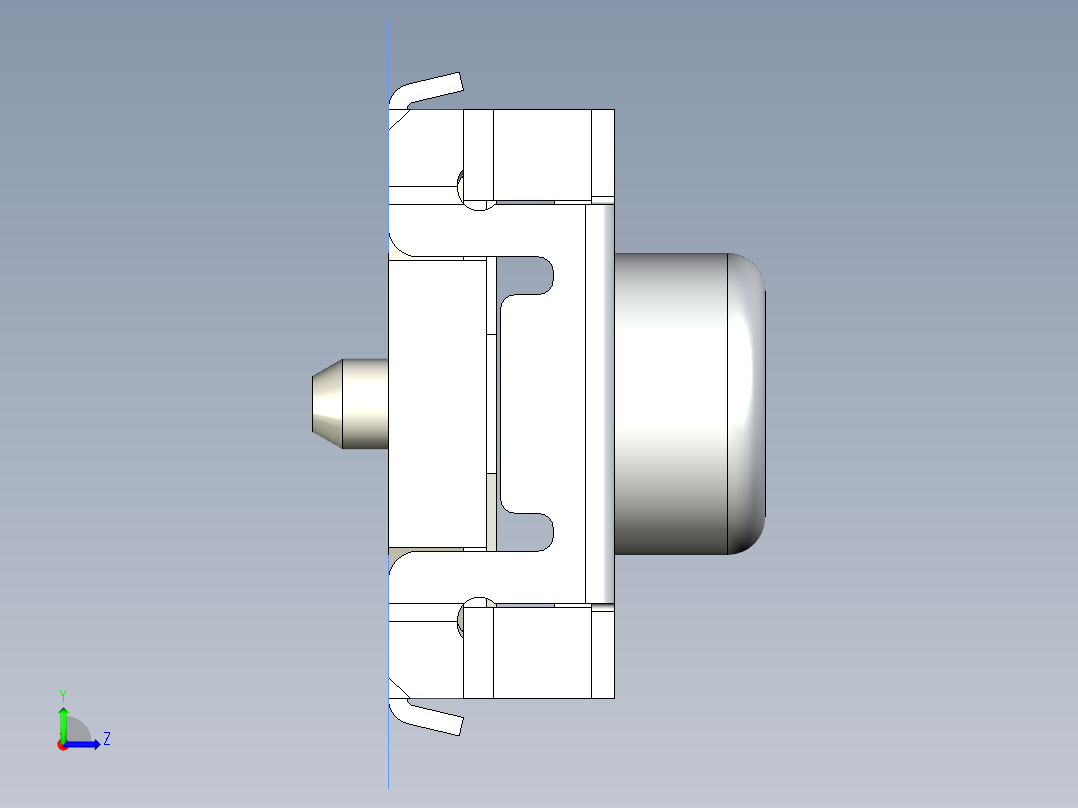 开关继电器保护 SM-PTS820J25KP左视图