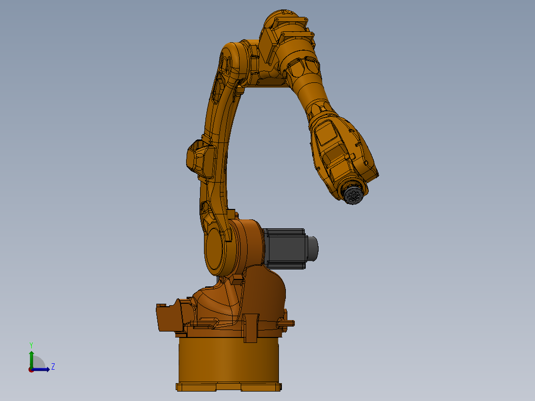 6自由度机械臂左视图