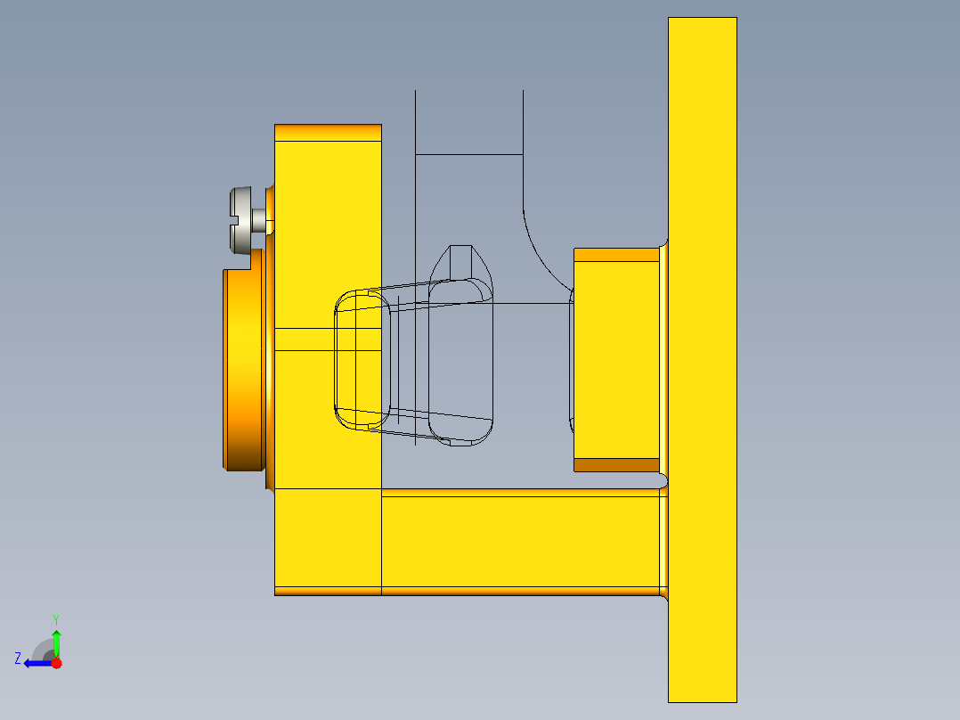 铣床等臂杠杆加工工艺及钻25孔夹具设计【含三维UG】右视图