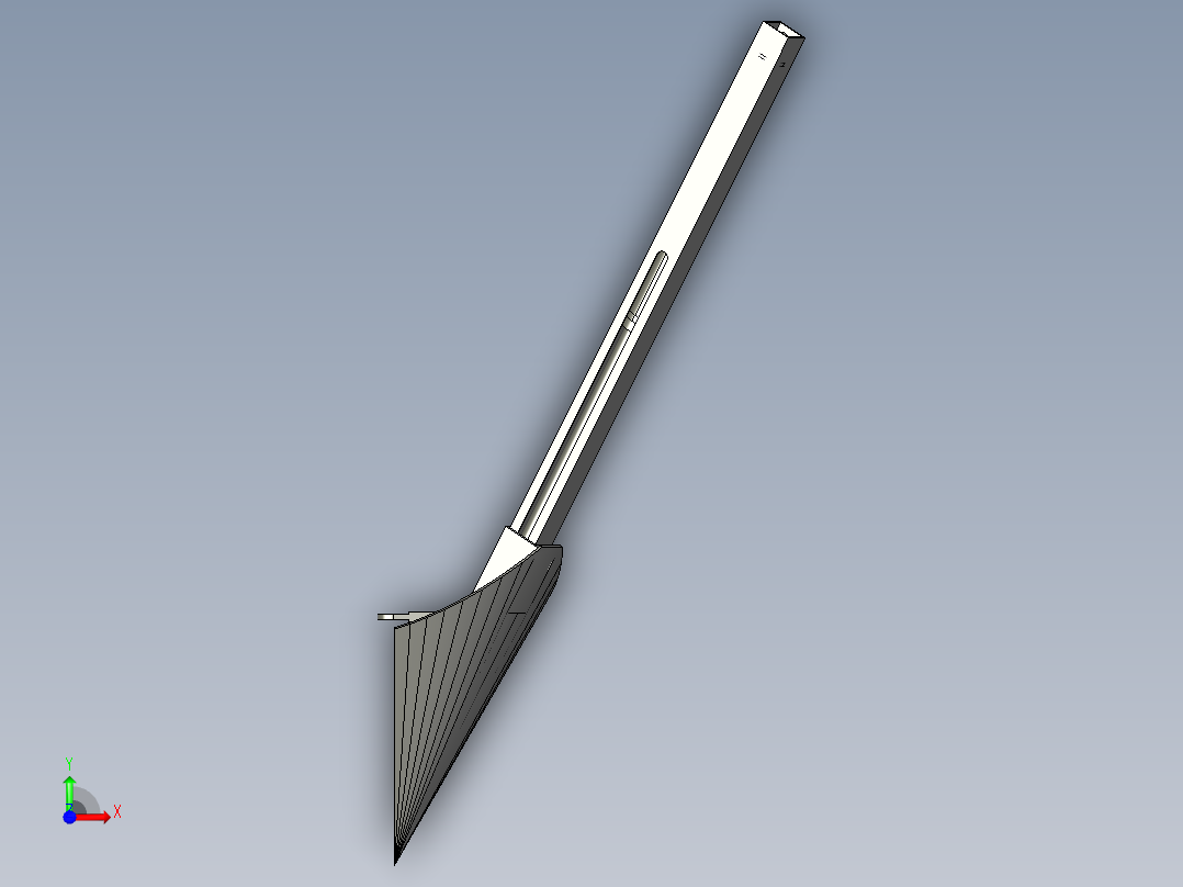 山地果园移栽机-彭嘉明前视图