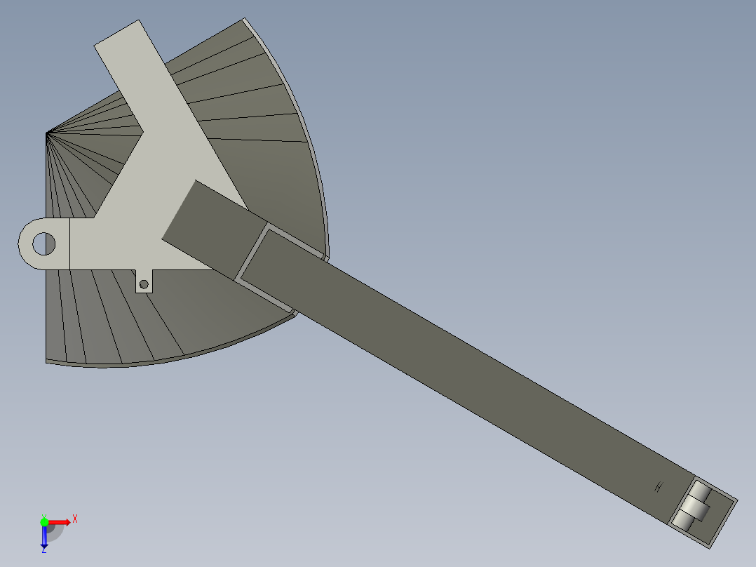 山地果园移栽机-彭嘉明俯视图