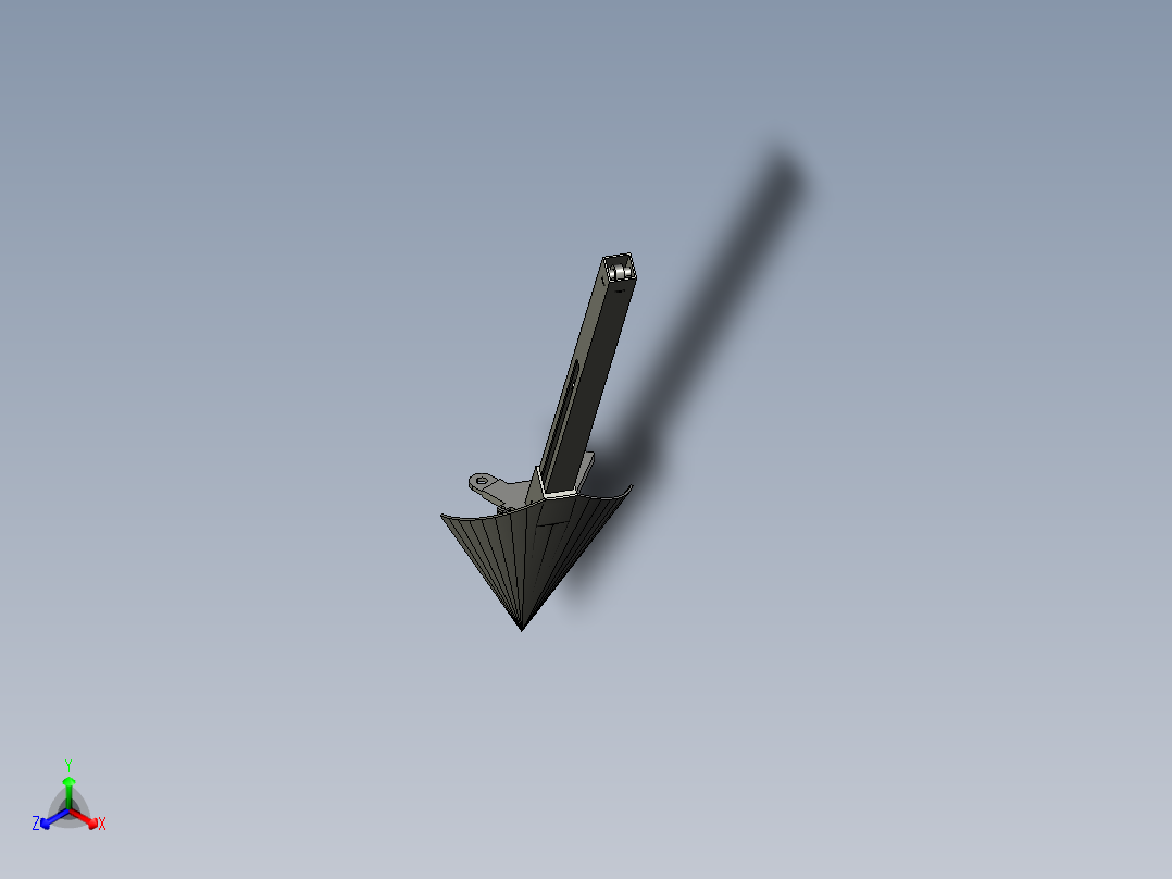 山地果园移栽机-彭嘉明正等轴测图