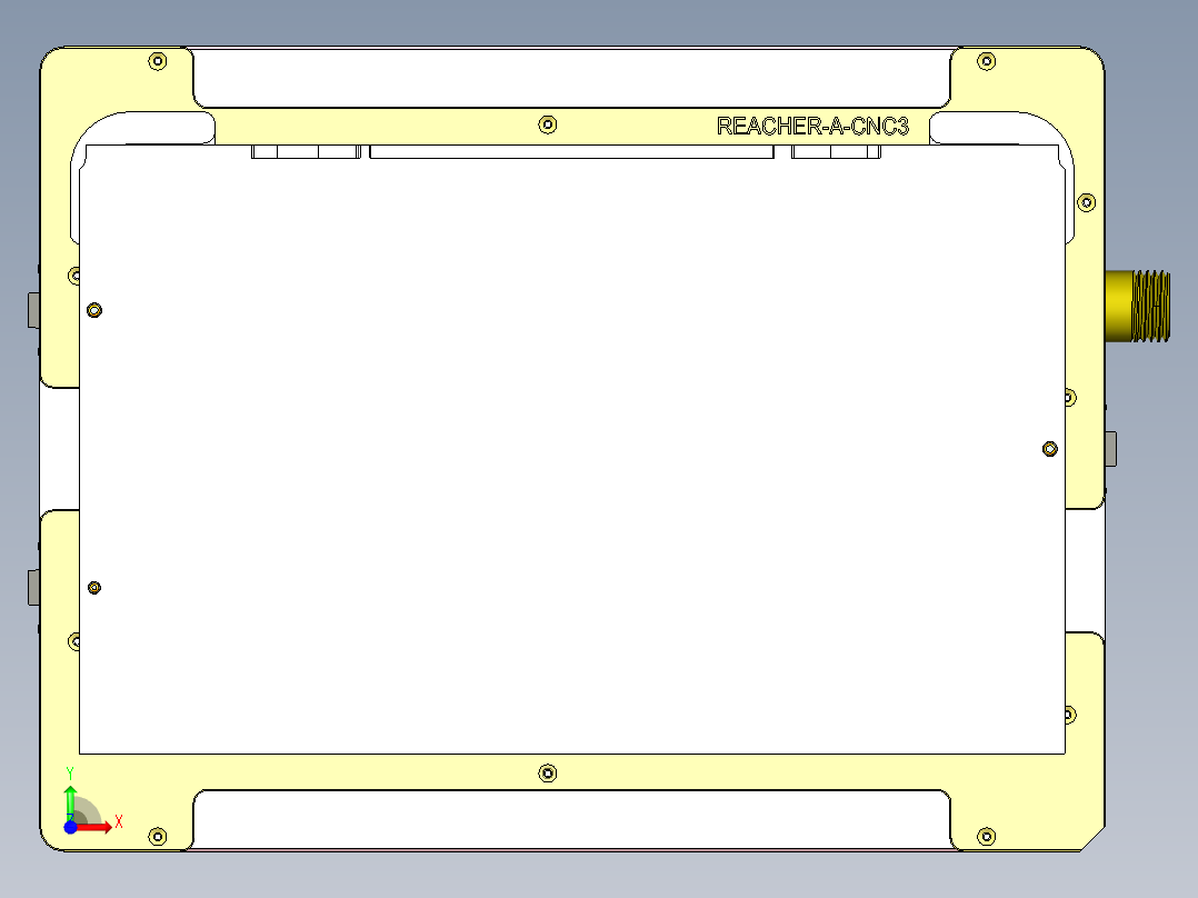 REACHER-A笔记本CNC工装夹具三维模型-cnc3-0912前视图