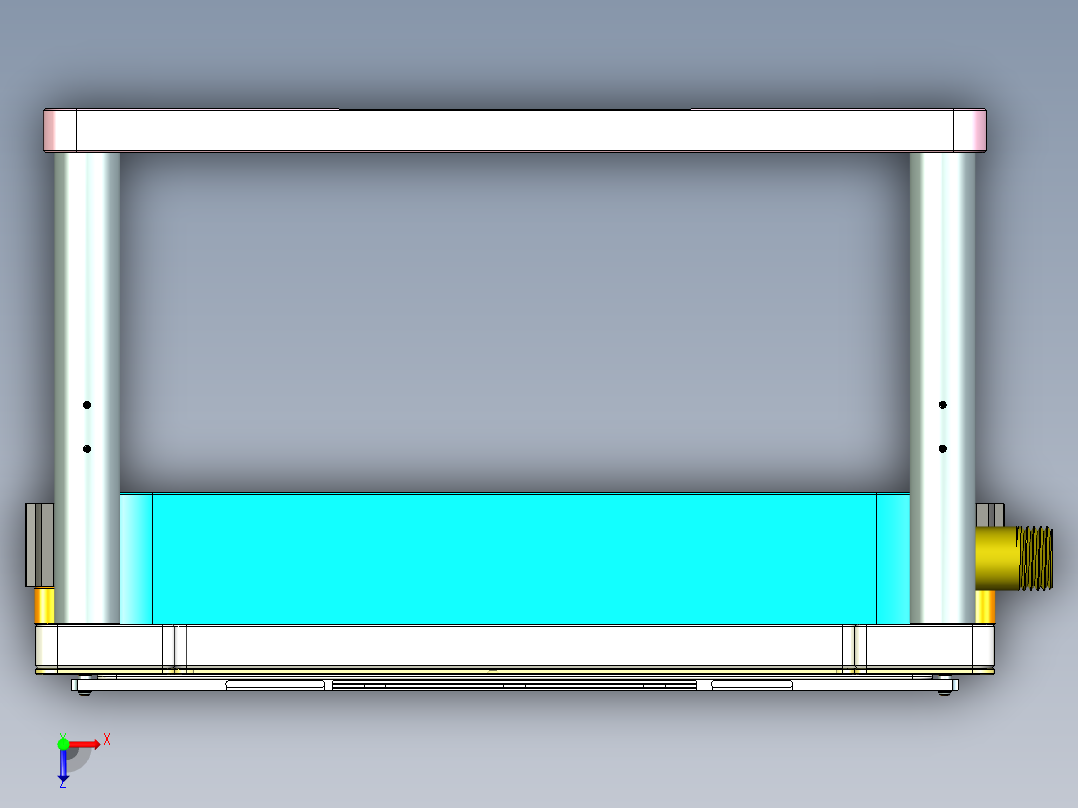 REACHER-A笔记本CNC工装夹具三维模型-cnc3-0912俯视图