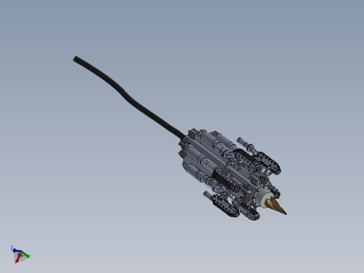 检测钻洞爬行机器人sw18可编辑