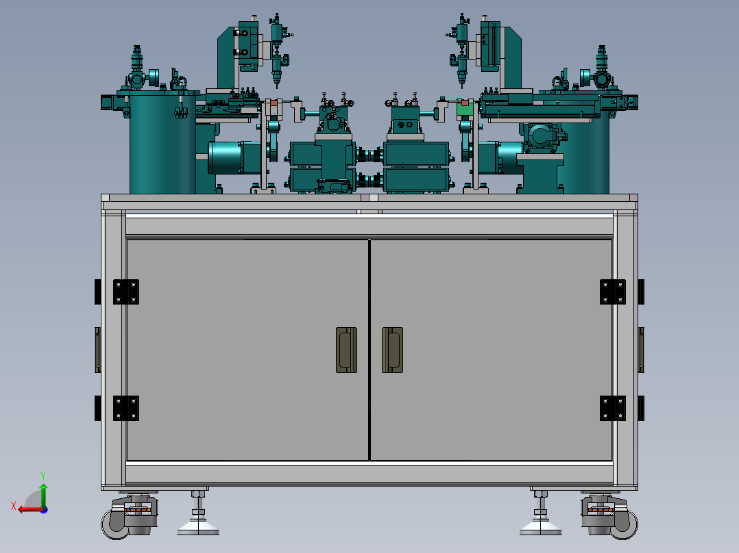 双工位点胶设备sw18后视图