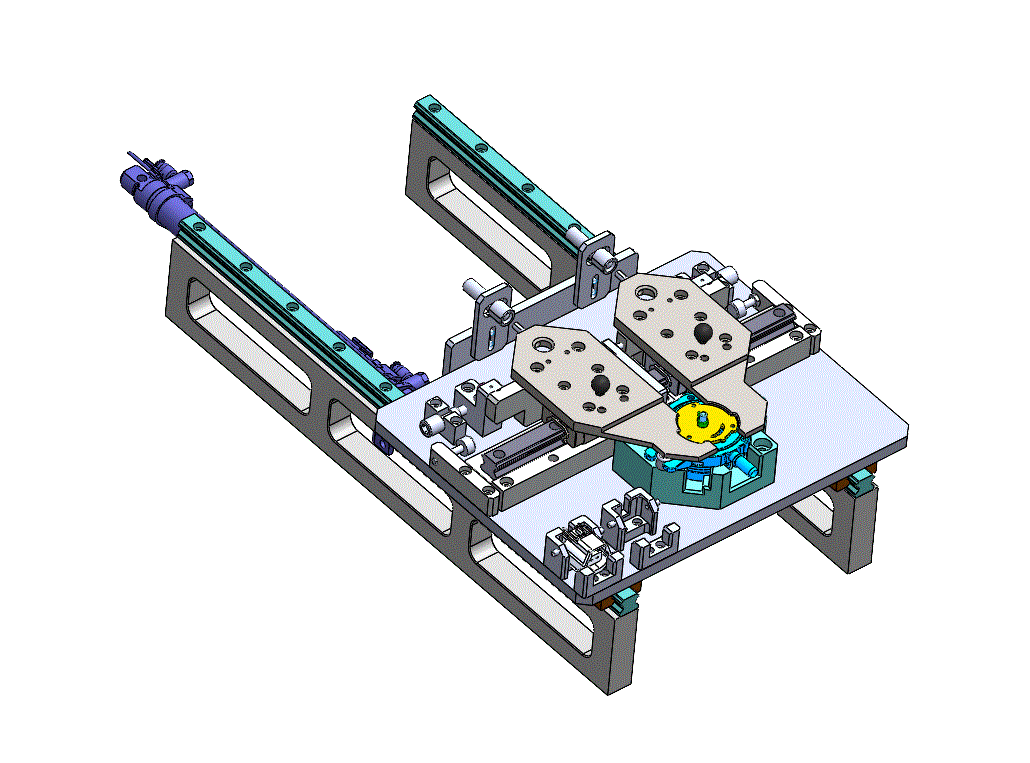 旋片泵支架送拨块自动组装设备sw20可编辑