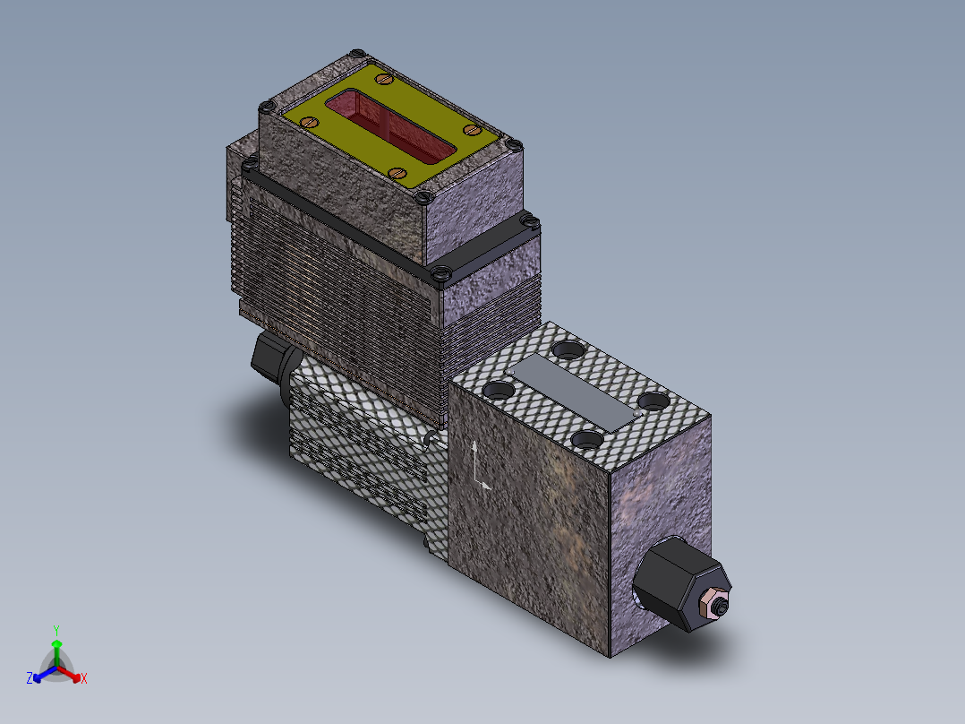 YUKEN EUROPE LTD-EHDG-01液压元件正等轴测图